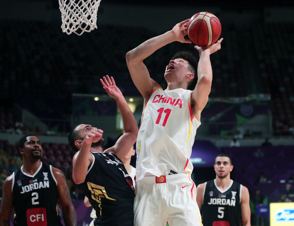 让人看到了, 中国男篮此, 上半区